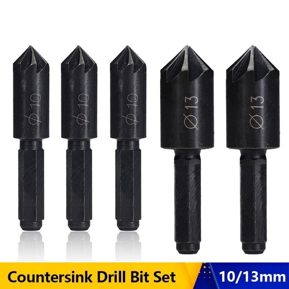 TOP Bor Chamfering Baja Karbon Baru Hex Shank Countersink Drill Bit