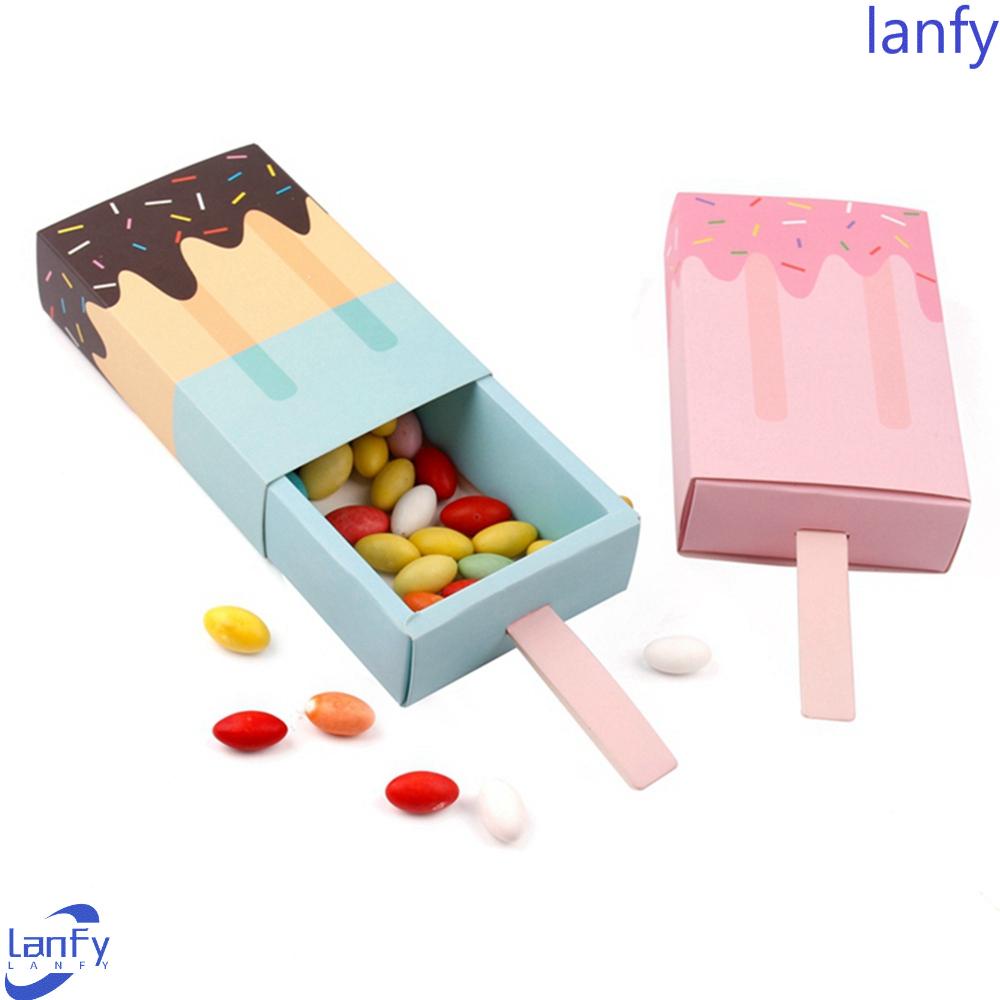 Lanfy Candy Box10/30/50pcs Traktir Biskuit Baby Shower Cookies Ulang Tahun Pernikahan Nikmat