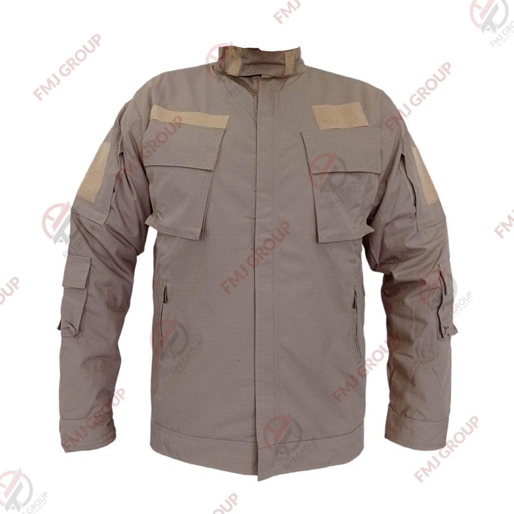 Jaket Tactical Outdoor Cream / Jaket Helicon Krem / Jaket Tactical Army Ripstop Premium