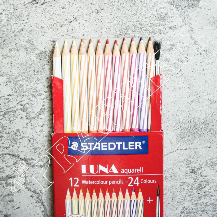 

Pensil Warna Staedtler Luna Aquarell 12-24 Warna / Watercolour Pencils