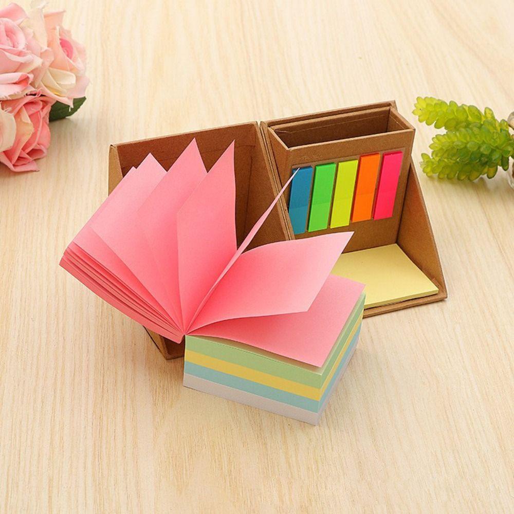 [Elegan] Kertas Nota Pesan Scrapbooking Album N Times Sticky Note Paper Alat Tulis Siswa Memo Paper Label Baca Index Stiker