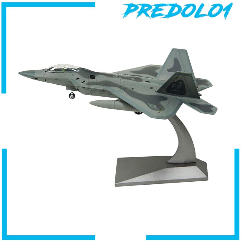 [Predolo1] Pesawat Model Display Fighter F22 Skala1 Untuk Rak TV Cabinet