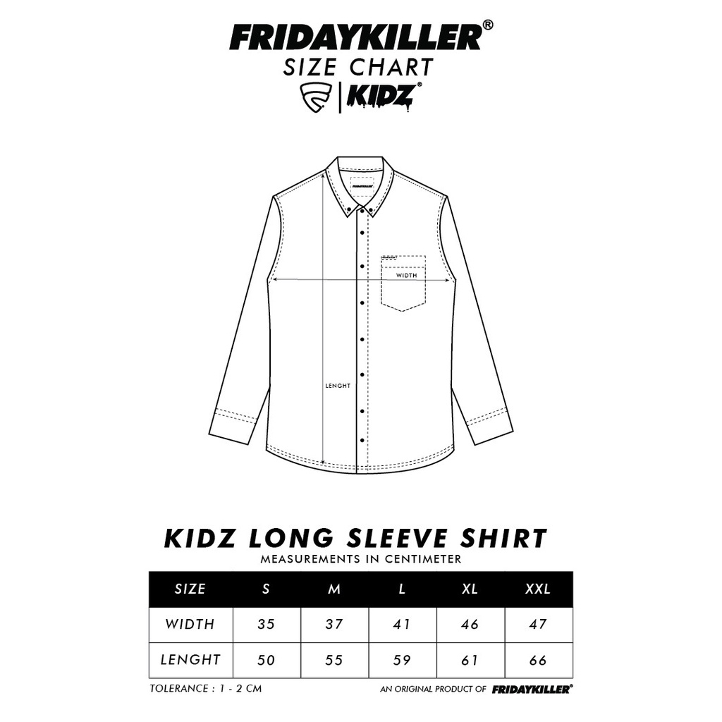 KEMEJA LENGAN PANJANG FRIDAY KILLER | ZYRA OLIVE LS