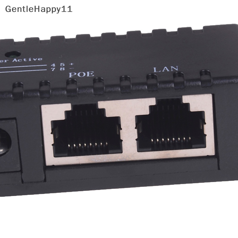 Gentlehappy Passive POE injector Untuk IP Kamera VoIP Telepon Netwrok AP device 12V - 48V id