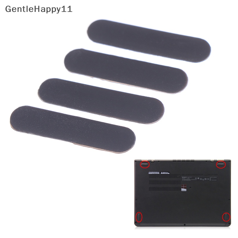 Gentlehappy 4pcs Pad Karet Laptop Untuk Lenovo Thinkpad yoga12 yoga s1 Bottom Shell Foot Pad id