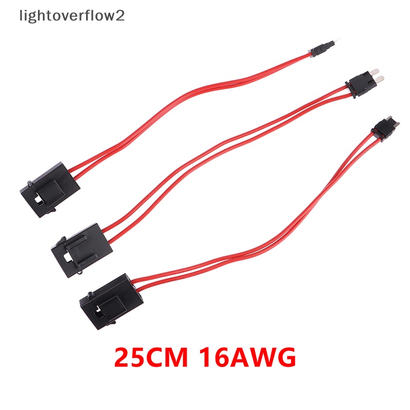 [lightoverflow2] Kotak Sekring ACC Modifikasi Mobil Untuk Mengambil Listrik 16WAG 25cm Mini Kecil Sedang Standar Fuse Stop Kontak Listrik Lossless Fuse Tap Holder [ID]