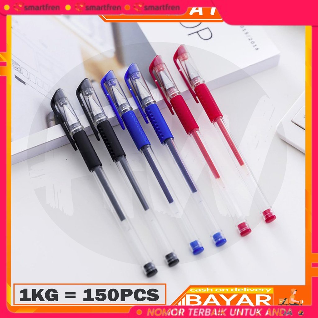 

BISA COD HaiWai COD Pulpen Gel 0.5mm Bolpen Pena Pen Alat Tulis Gel Tebal 0.5 MM Pena Cair MURAH U09