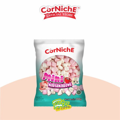 

Corniche Mini Marshmallow White Pink 200gr