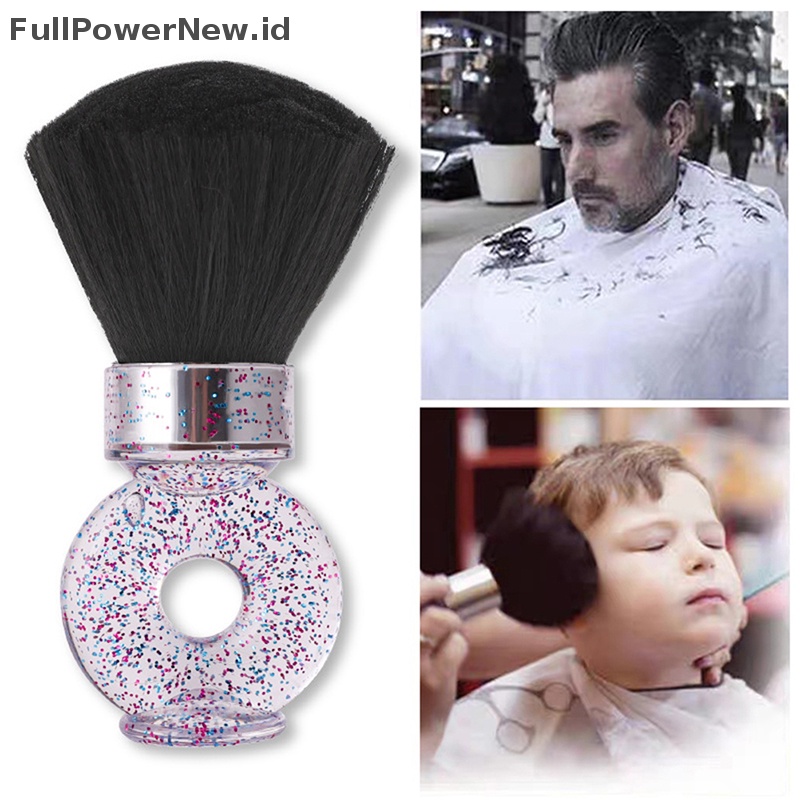 Power Neck Duster Brush Salon Stylist Barber Hair Cutg Sikat Leher Alat Cukur Rambut Lembut ID