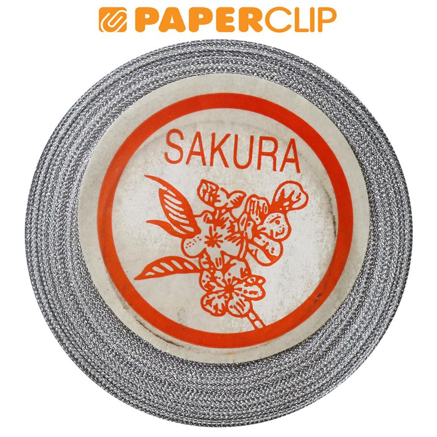 

PITA KADO 1 1/2 INCH SATIN SILVER