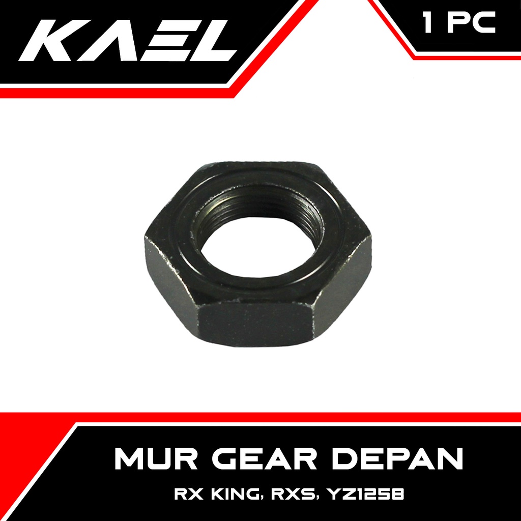 Mur Gear Depan RX King &amp; RXS &amp; YZ1258 Nut Gir Geer Gigi