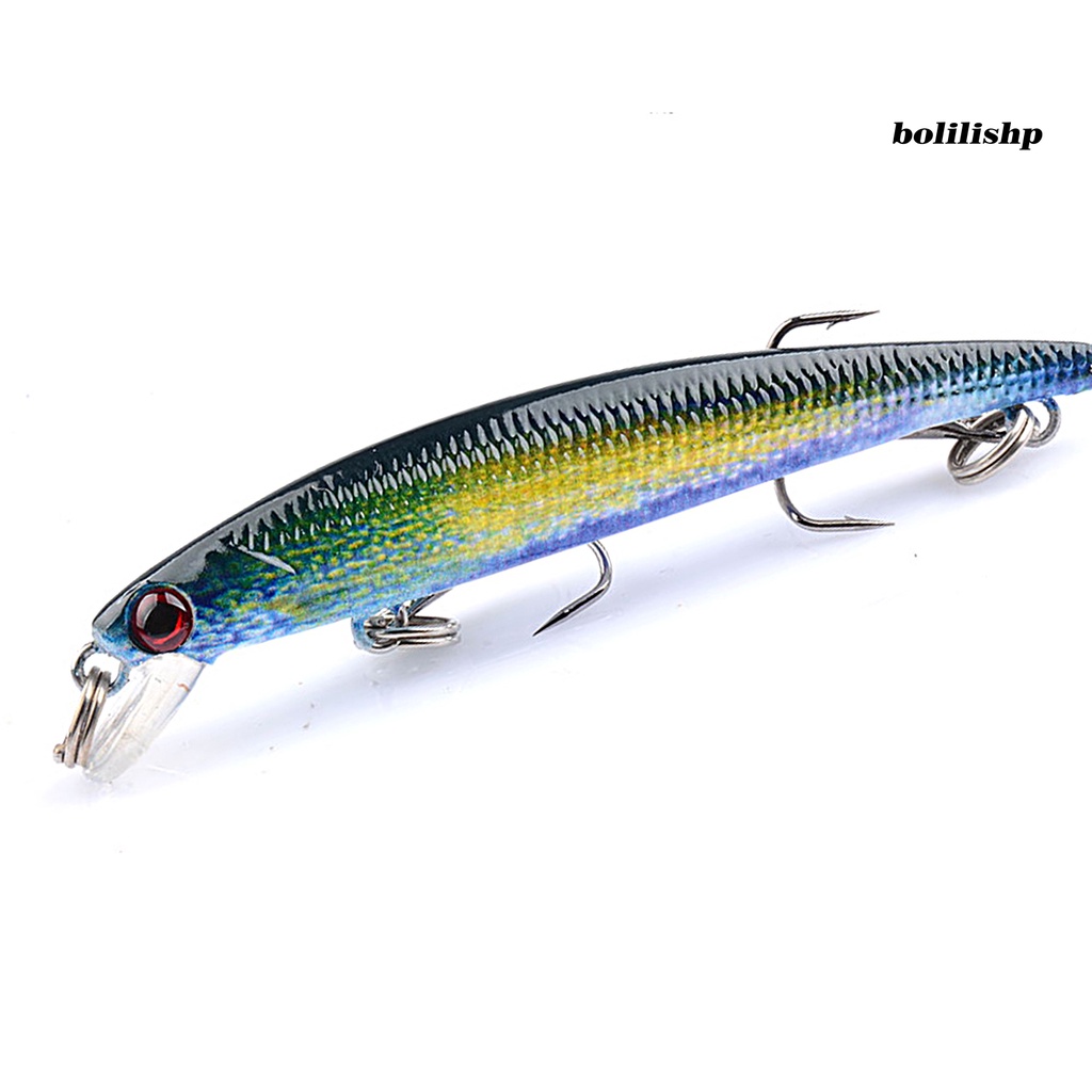 Bo-7.3cm/3g Umpan Pancing Realistis Tajam Kait 3D Mata Tenggelam Ikan Kecil Buatan Umpan Keras Crankbait Untuk Outdoor