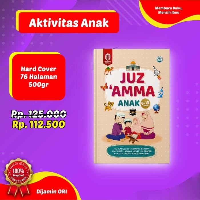 Buku Juz Amma Anak Iqra Balita | Buku Anak Untuk Usia 6 - 13 Tahun