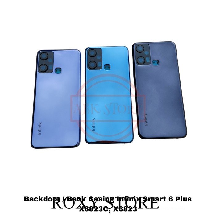 TUTUP BELAKANG BACKDOOR BACKCOVER BACK CASING INFINIX SMART 6 PLUS