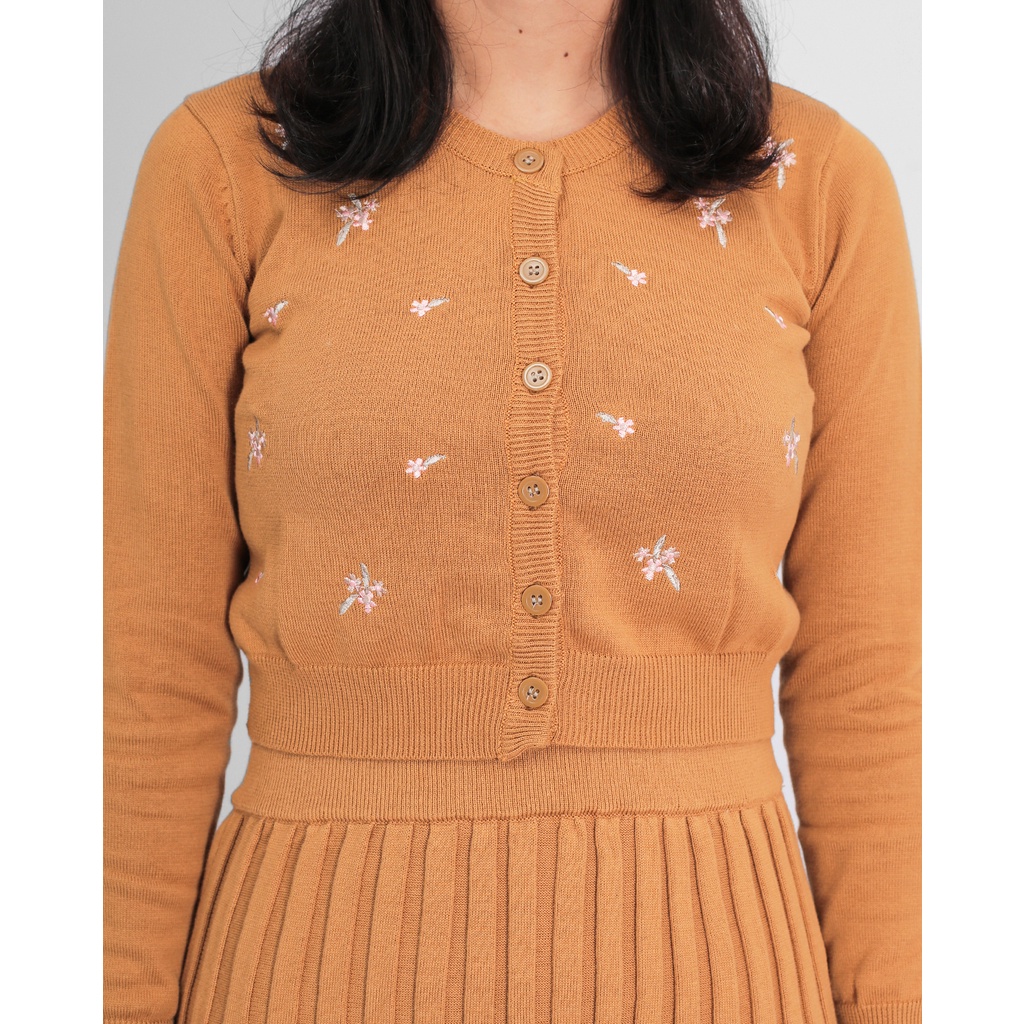 Fleuria Cardigan Caramel