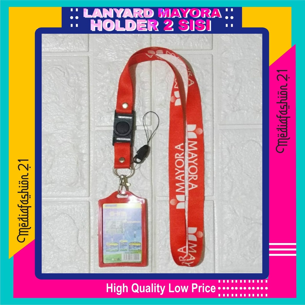 

Lanyard MAYORA / Tali Gantungan ID Card - Free Strap Flashdisk