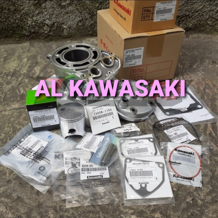 paket blok block seher 1855 set piston kit paking ninja r rr ss ori Kawasaki