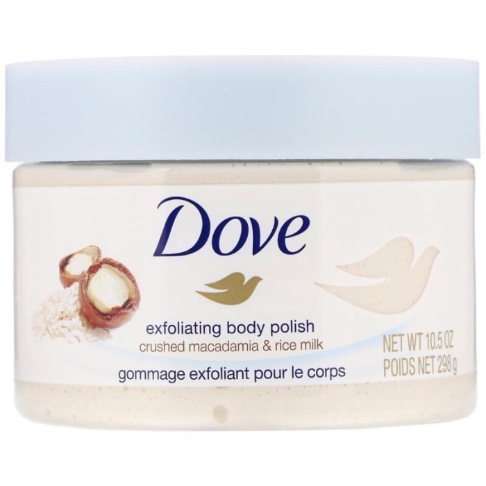 dove exfoliating body polish - Biru Muda