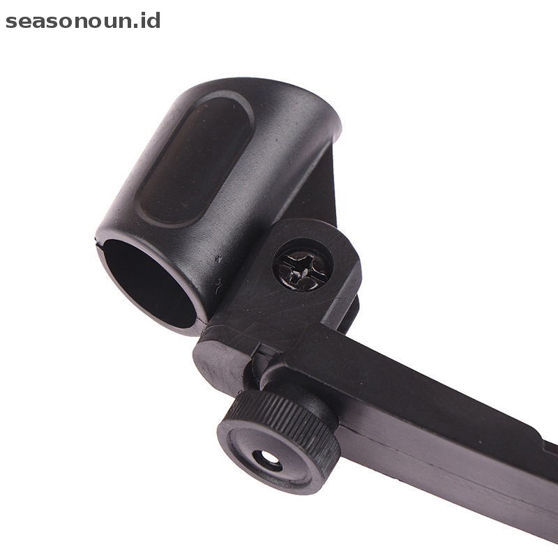 Seasonoun 2Pcs Klip Mikrofon Adjustable Drum Rim Shock Mount Mic Clamp Holder Clip.