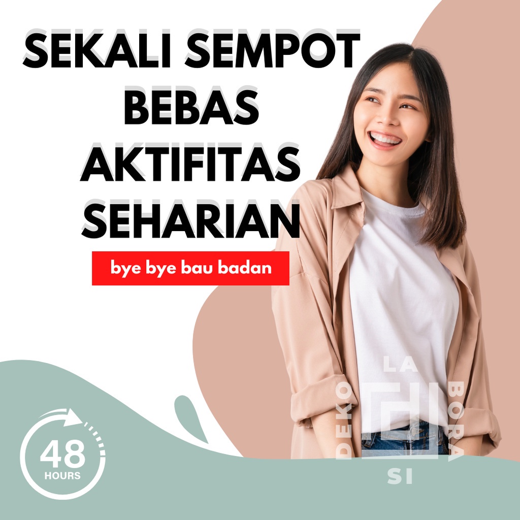 TOSCA Pemutih Ketiak Permanen TOSCA Natural Deodorant Spray 100ml deodorant tawas alami