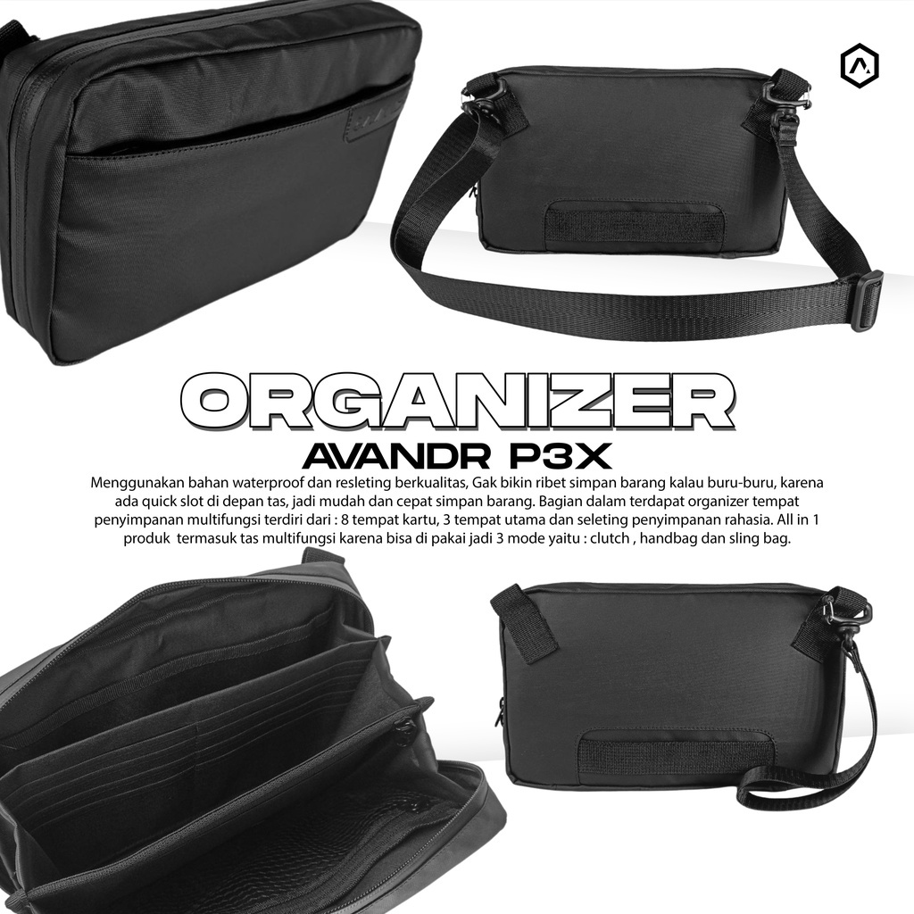 AVANDR P3X HANDBAG PRIA MULTIFUNGSI