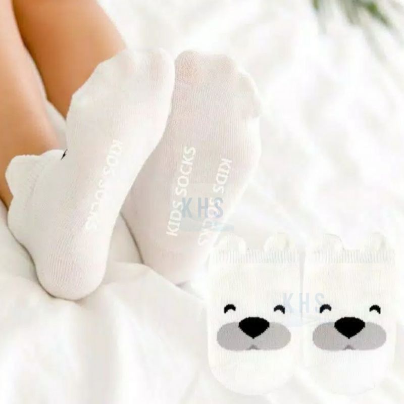 Kaos Kaki Anak Bayi Anti Slip Motif Animal 3D Baby Shock Prewalker