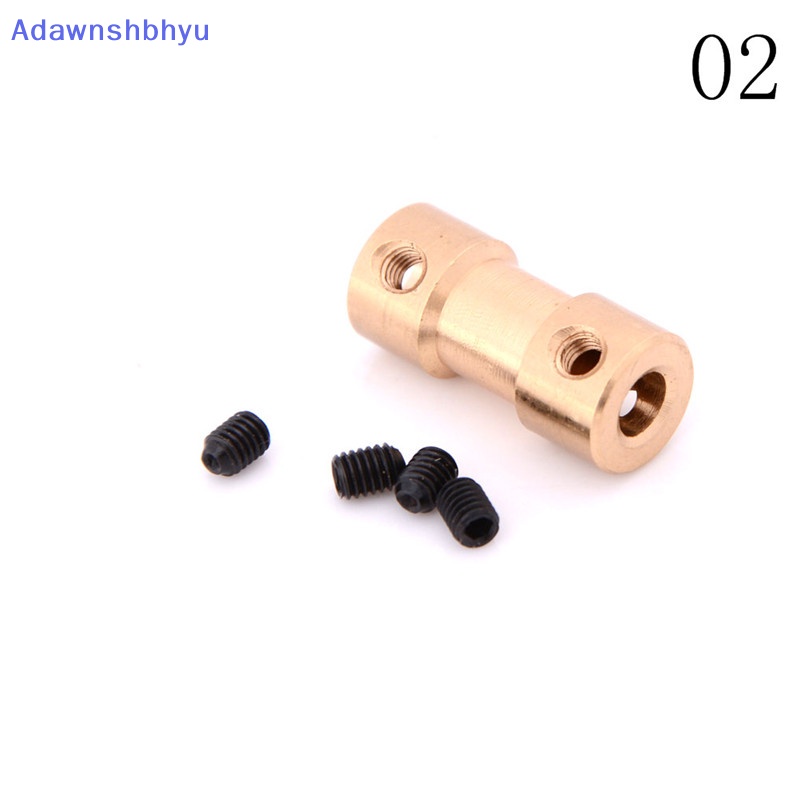 Adhyu New2/3 /3.17 /4 /5mm Motor Shaft Tembaga Coupling Coupler Connector Sleeve Adapter ID