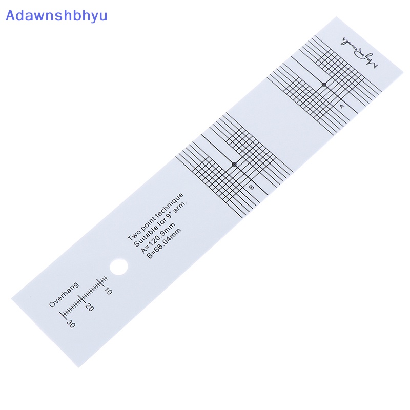 Adhyu Meja Putar Phono Cartridge Stylus Alignment Busur Derajat Alat Phonograph Acces Hot ID