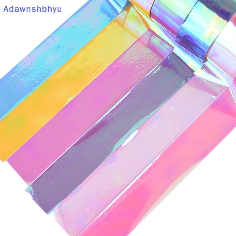 Adhyu 5m Dekorasi Senam Irama Horaphic Prismatic Glitter Tape Hoops Stick ID