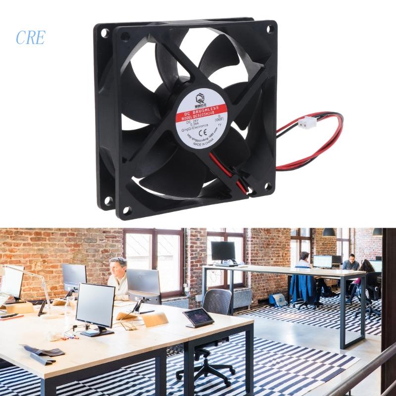 Cre 9025 9CM 90x90x25MM Aliran Udara Besar Chassis Cooling Fan 2600RPM Bearing Inverter Cooler Kipas 909025Mm