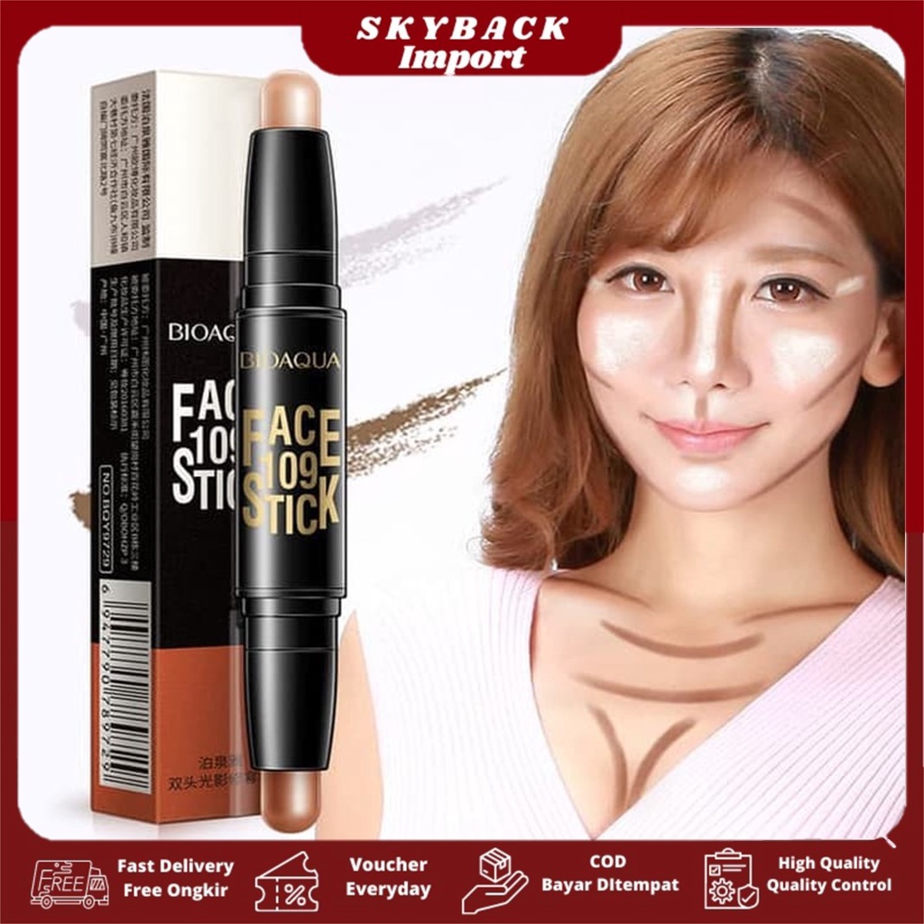 Bioaqua Face Stick 3D Concealer &amp; Contour 2 in 1 SK