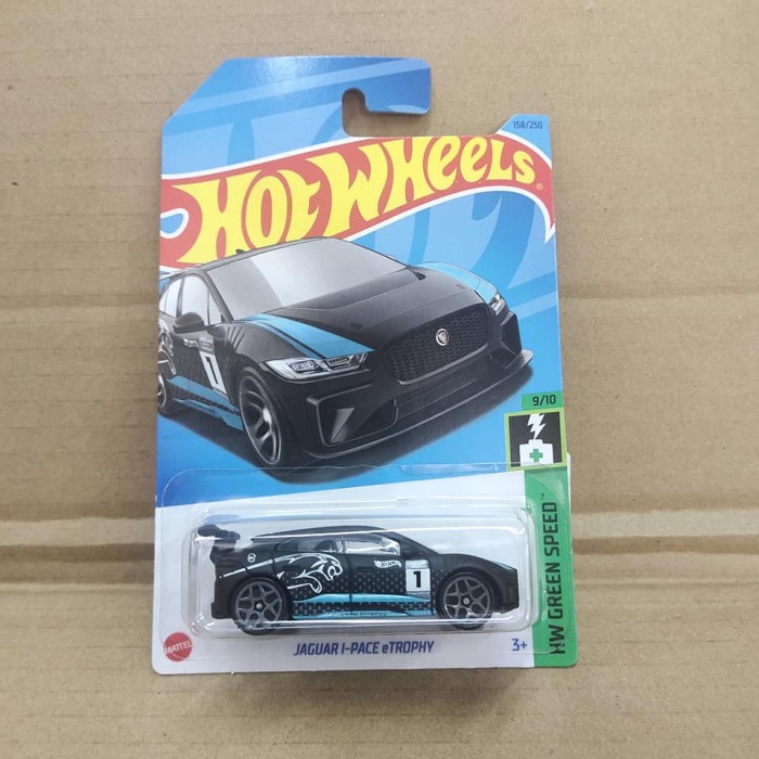 Hotwheels Jaguar i Pace eTrophy Hitam - Lot H 2023