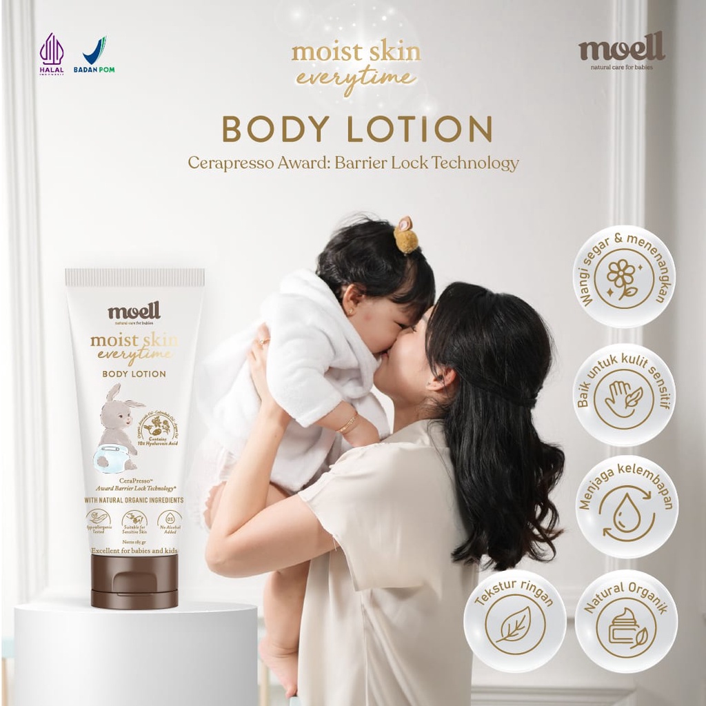 Moell Body Lotion / Moist skin Everytime