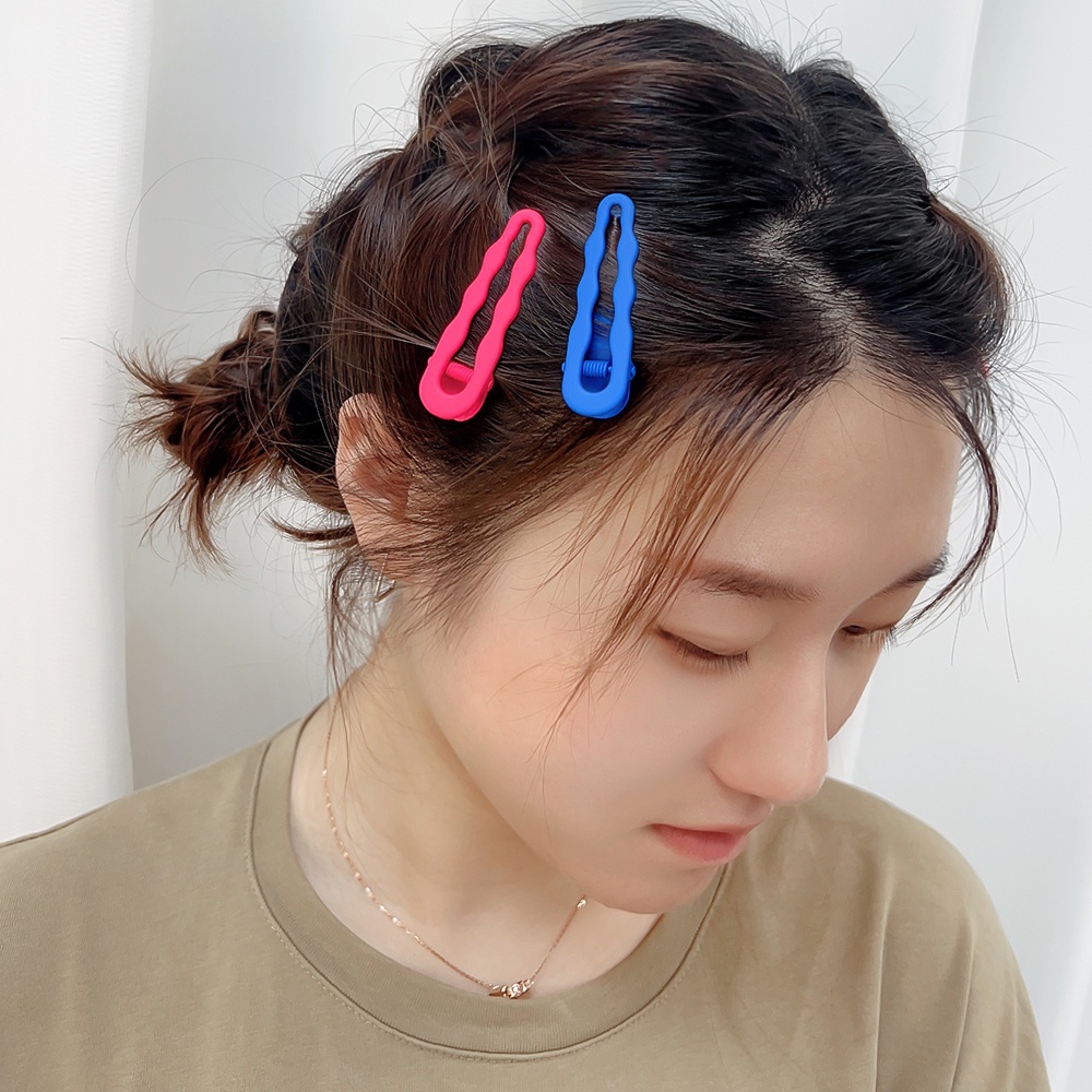 Women Korean INS Style Hair Clip/Gadis Jepit Rambut Lucu Warna-Warni/Ladies Simple Hair Pin/Jepit BB Anak/Holder Ponytail Anak Perempuan/Aksesoris Rambut Elegan