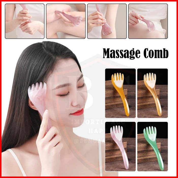 SISIR PIJAT KEPALA MODEL CAKAR BAHAN RESIN / HEAD MASSAGER