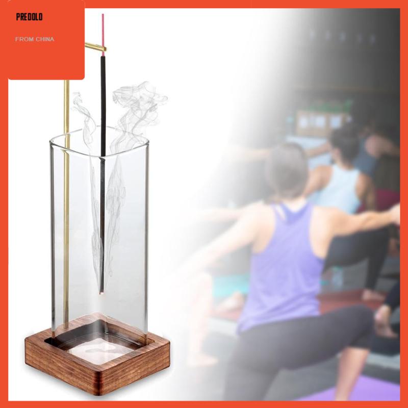 [Predolo] Stick Holder for Relaxation Tabletop with Glass Ash Collector Censer