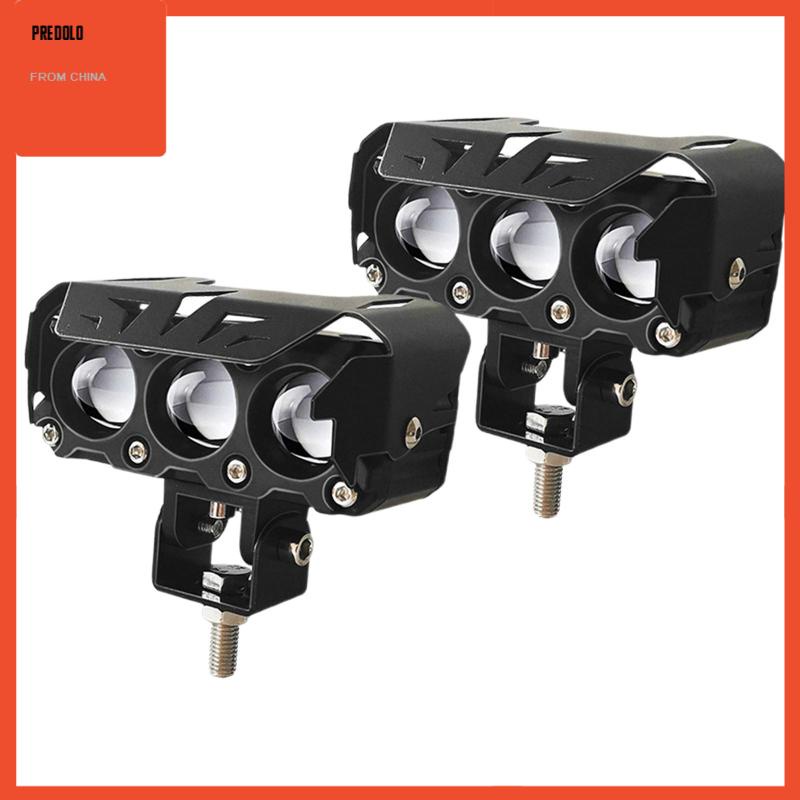 [Predolo] Lampu Motor Three Lens 27W Tambahan Lampu Aksesori