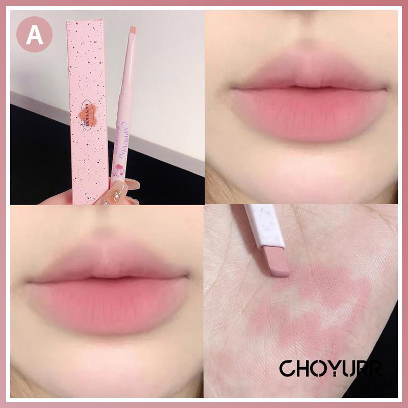 【COD】CAPPUVINI Lip Liner Pencil Matte Lipstick Nude Color Lipstick Matte Lipline Pensil Lipstik Pensil-CH