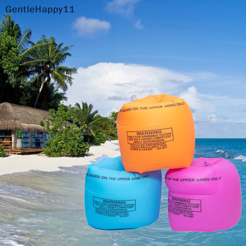 Gentlehappy New Lovely Inflatable Swim Rollup Arm Bands Pelampung Armlet Tabung Untuk Anak Dewasa id