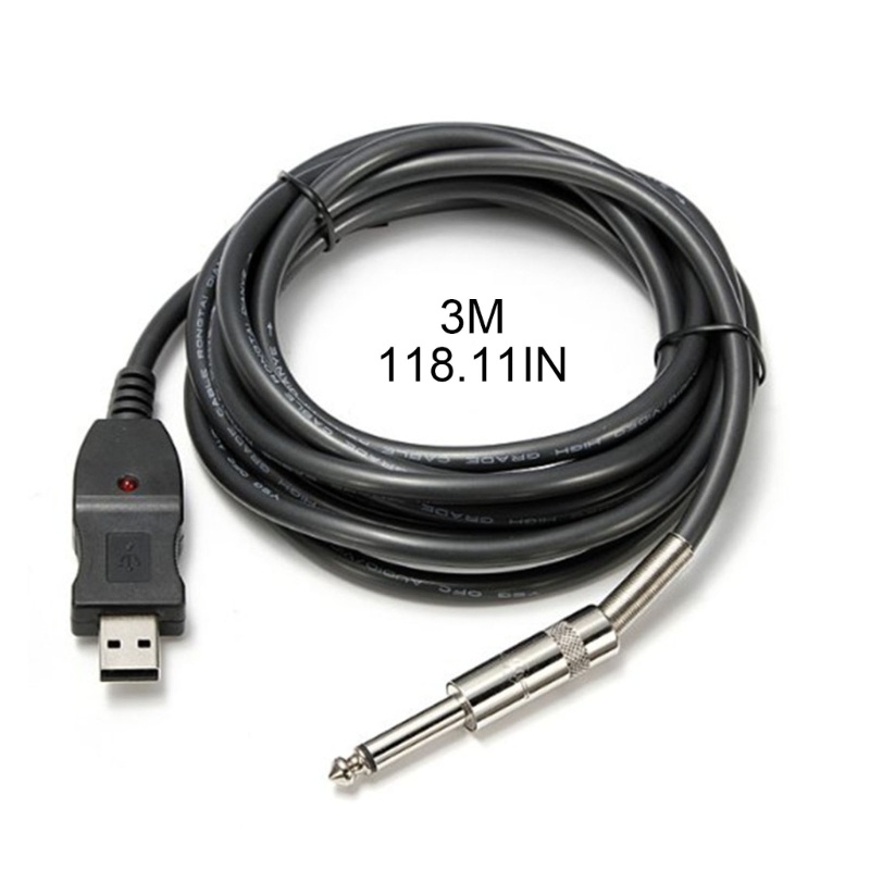 Vivi Kabel USB Gitar Professional Guitar to PC USB Link Recording Cable Adapter