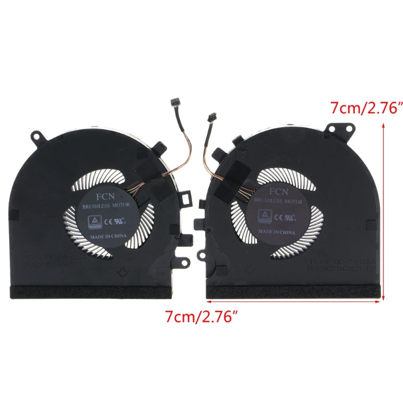 Vivi CPU +GPU Cooling Fan Radiator Pendingin Untuk Blade 15 RZ09-0369A RZ09-0369 Laptop