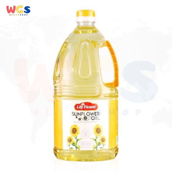 Lily flower Sunflower Cooking Oil 2 ltr - Minyak Goreng Sunflower