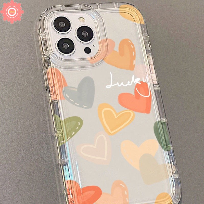 Flowers Casing Ponsel Untuk Redmi 12C 10C 10A A1 9T 9 10 9A 9C NFC Redmi Note10 9 11 8 10 Pro Max 10s 11s POCO F4 Bunga Cinta Hati Airbag Shockproof Soft Case