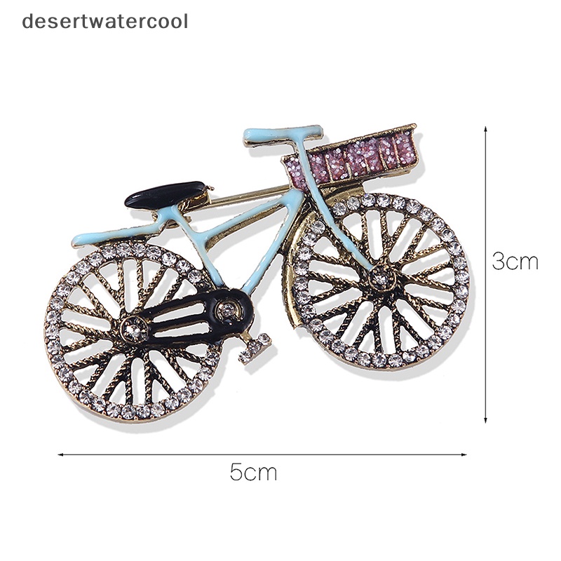 Deid Pin Bros Sepeda Mini Fashionable Retro Untuk Wanita Kostum Perhiasan Decor Hadiah Martijn