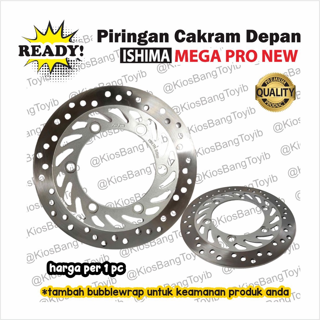 Piringan Cakram Depan MEGAPRO MEGA PRO NEW VERZA Sunstar (ISHIMA)