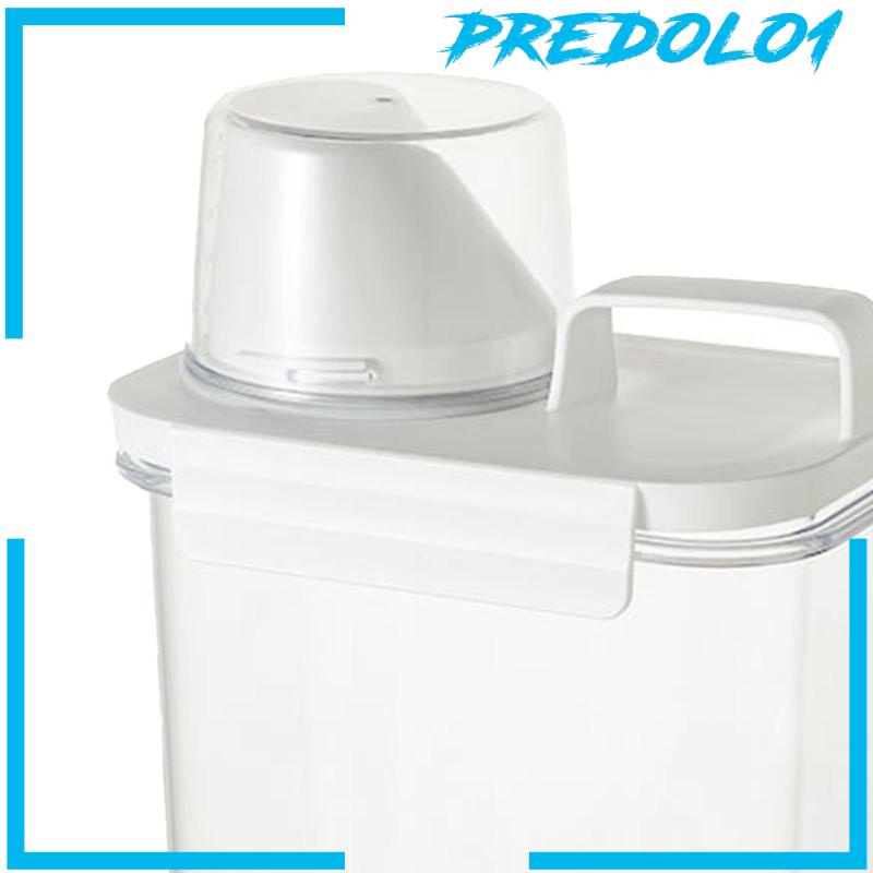 [Predolo1] Dispenser Bubuk Laundry Wadah Beras Rice Dispenser Tempat Bubuk Cuci Tong