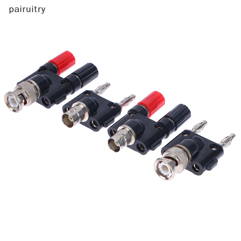 Prt 1Pcs BNC Banana Male Female Jack Konektor Coaxial BNC Tee Tipe 3Way Splitter PRT