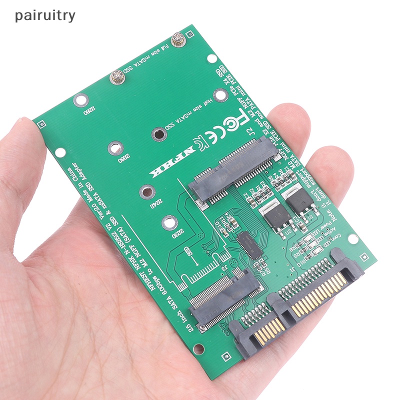 Adaptor PRT mSATA SATA M.2 NGFF m2 adapter 2.5 SATA converter Untuk mSATA+M.2 NGFF PRT