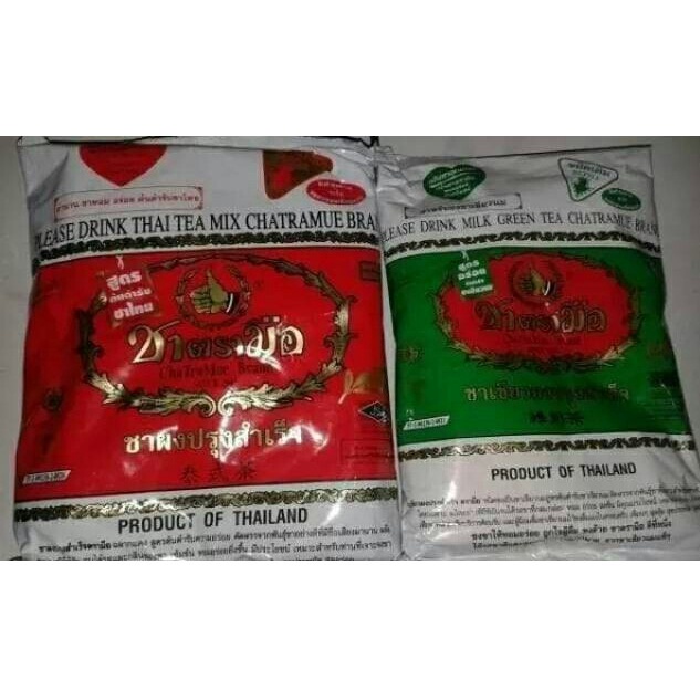 

N.E.W THAI TEA 400 GR DAN GREEN TEA 200 GR