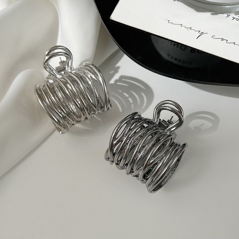 Ahellogirl Sederhana Tinggi Ponytail Tetap Artefak Grabber Temperamen Punggung Kepala Klip Hiasan Kepala High-end Jepit Rambut Perempuan High-end Hairpin
